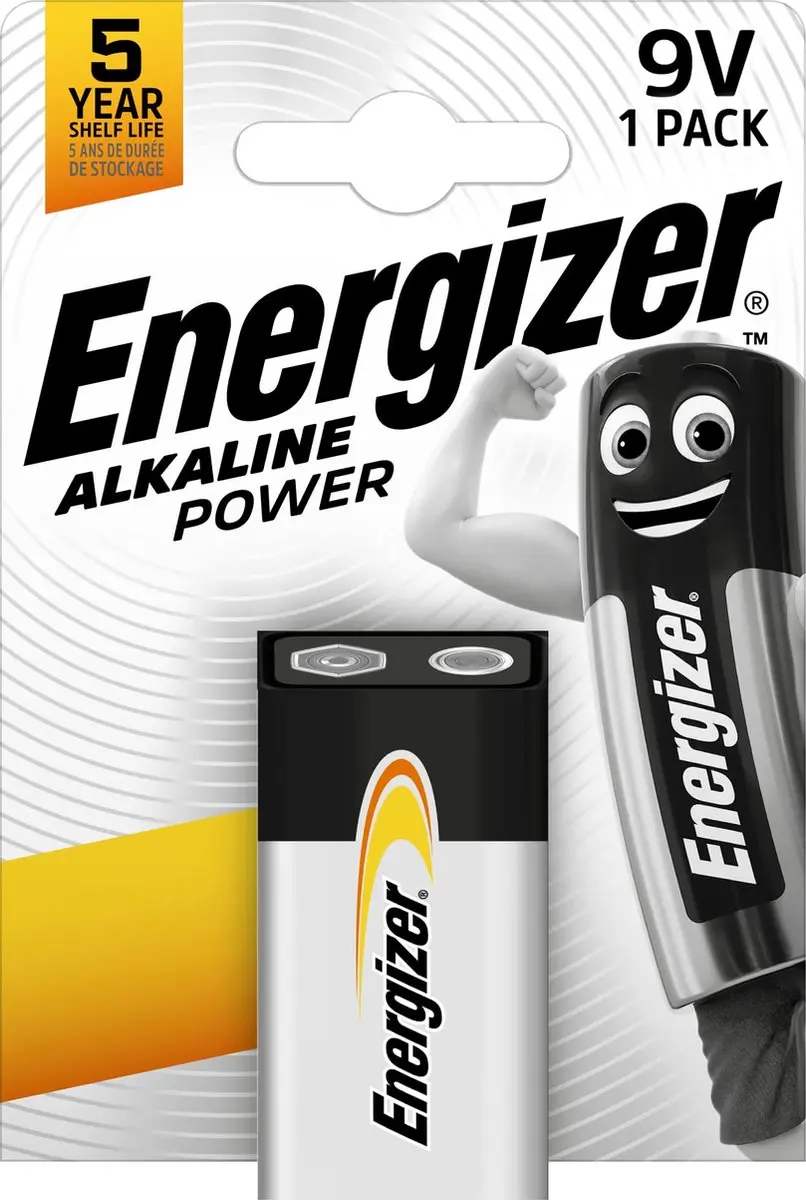 Energizer 9V Alkaline Batterij 6LR61 - afbeelding 3 van 6