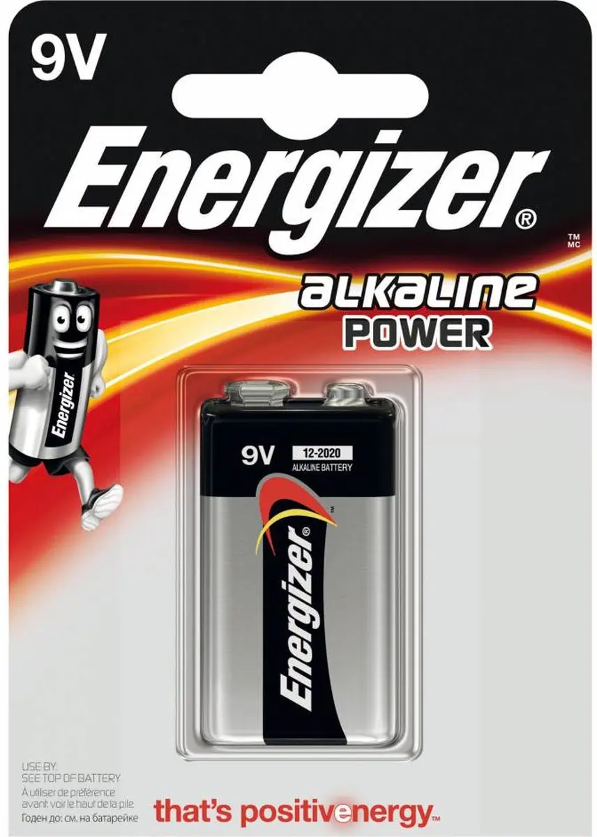 Energizer 9V Alkaline Batterij 6LR61 - afbeelding 4 van 6
