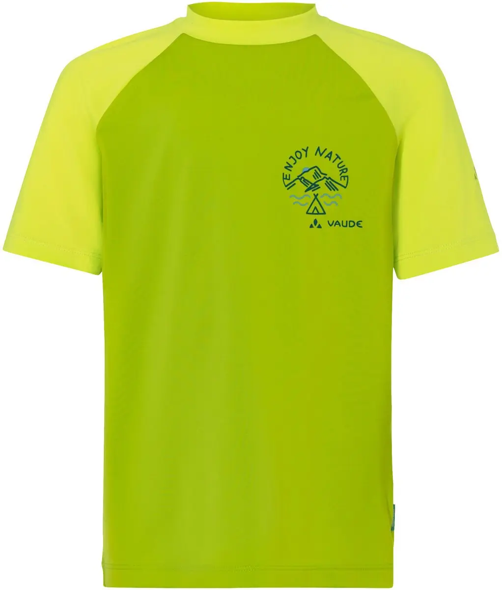 Vaude Solaro Iii T-shirt Met Korte Mouwen Groen 110-116 cm Jongen