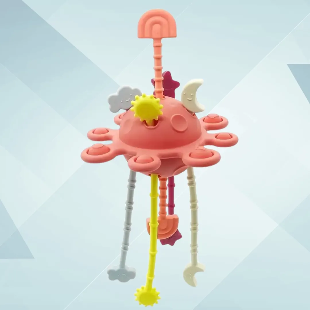 VintaToys Sensorisch babyspeelgoed meisje - Montessori speelgoed - Roze