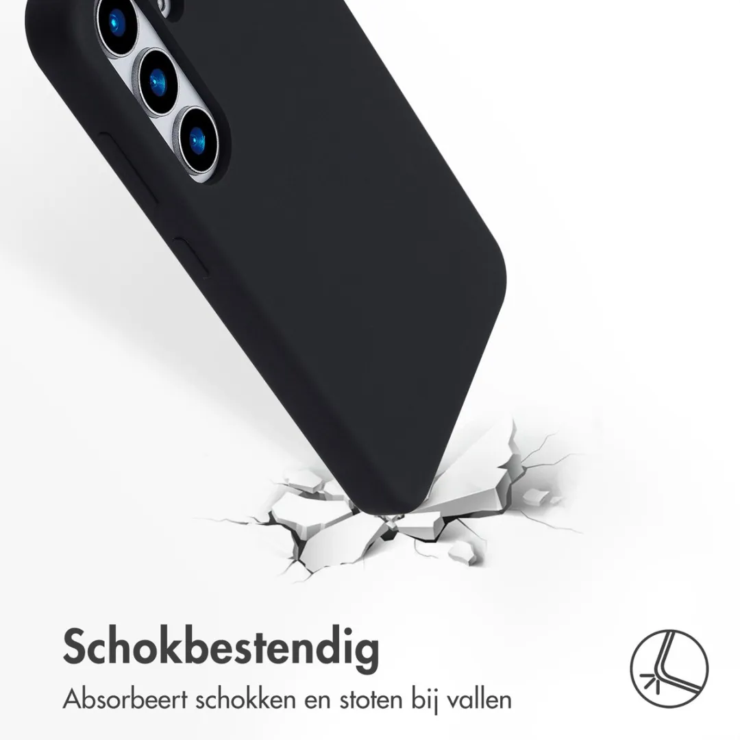 Accezz Hoesje Samsung Galaxy S25 - Zwart MagSafe