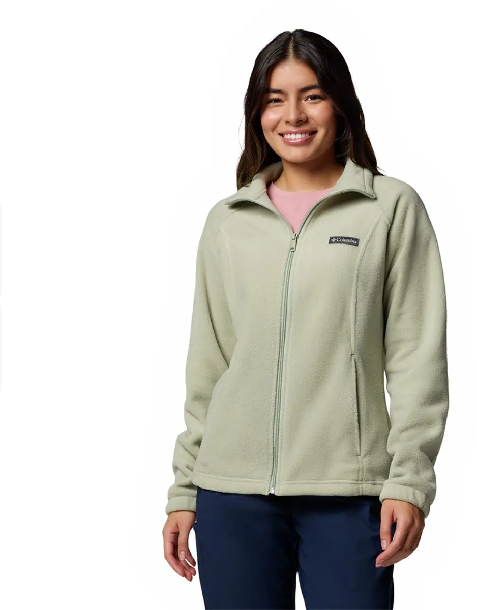Columbia Benton Springs™ Fleece Met Volledige Rits Groen XS Vrouw