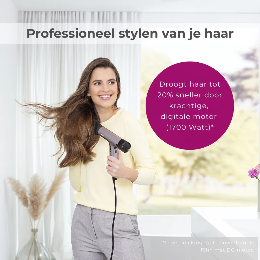 Beurer HC 100 Excellence Haardroger - 1700W - Paars