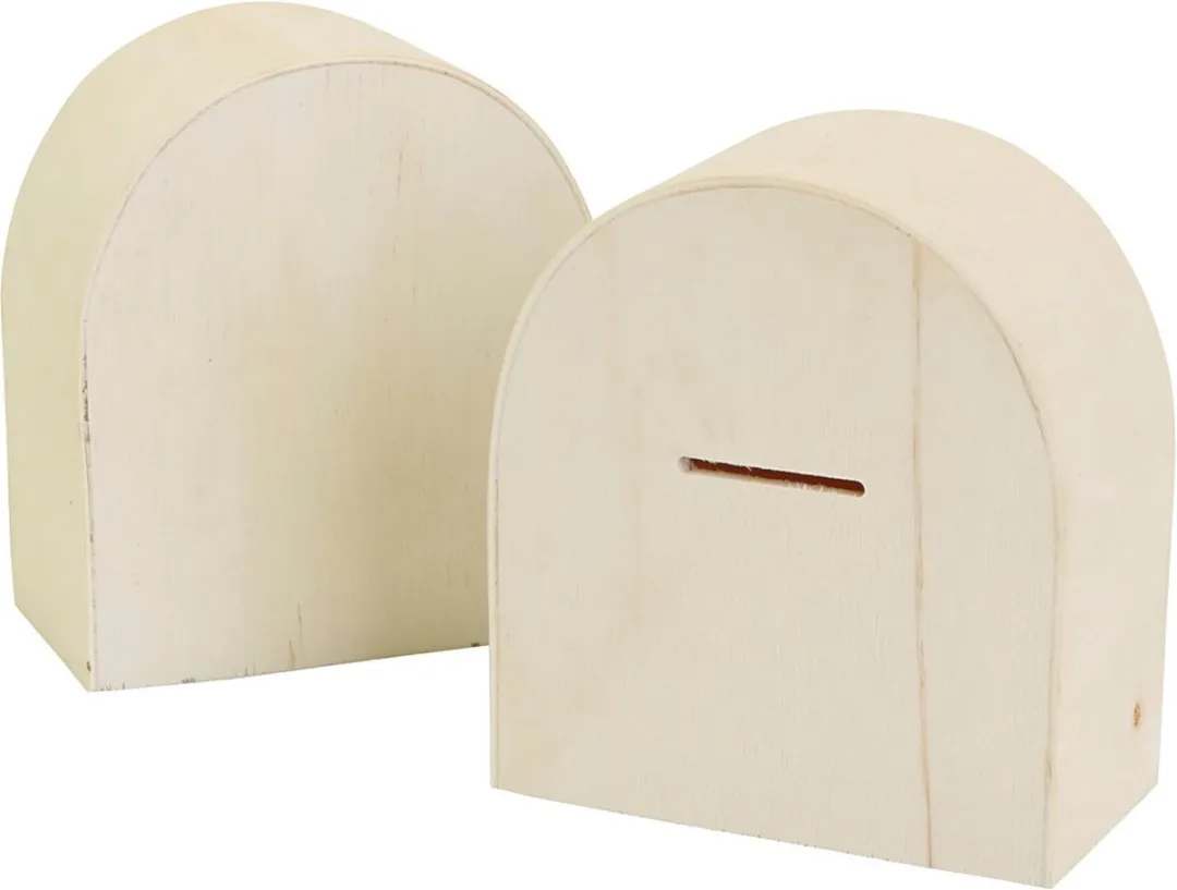 Creativ Company Houten Spaarpot 10x9cm
