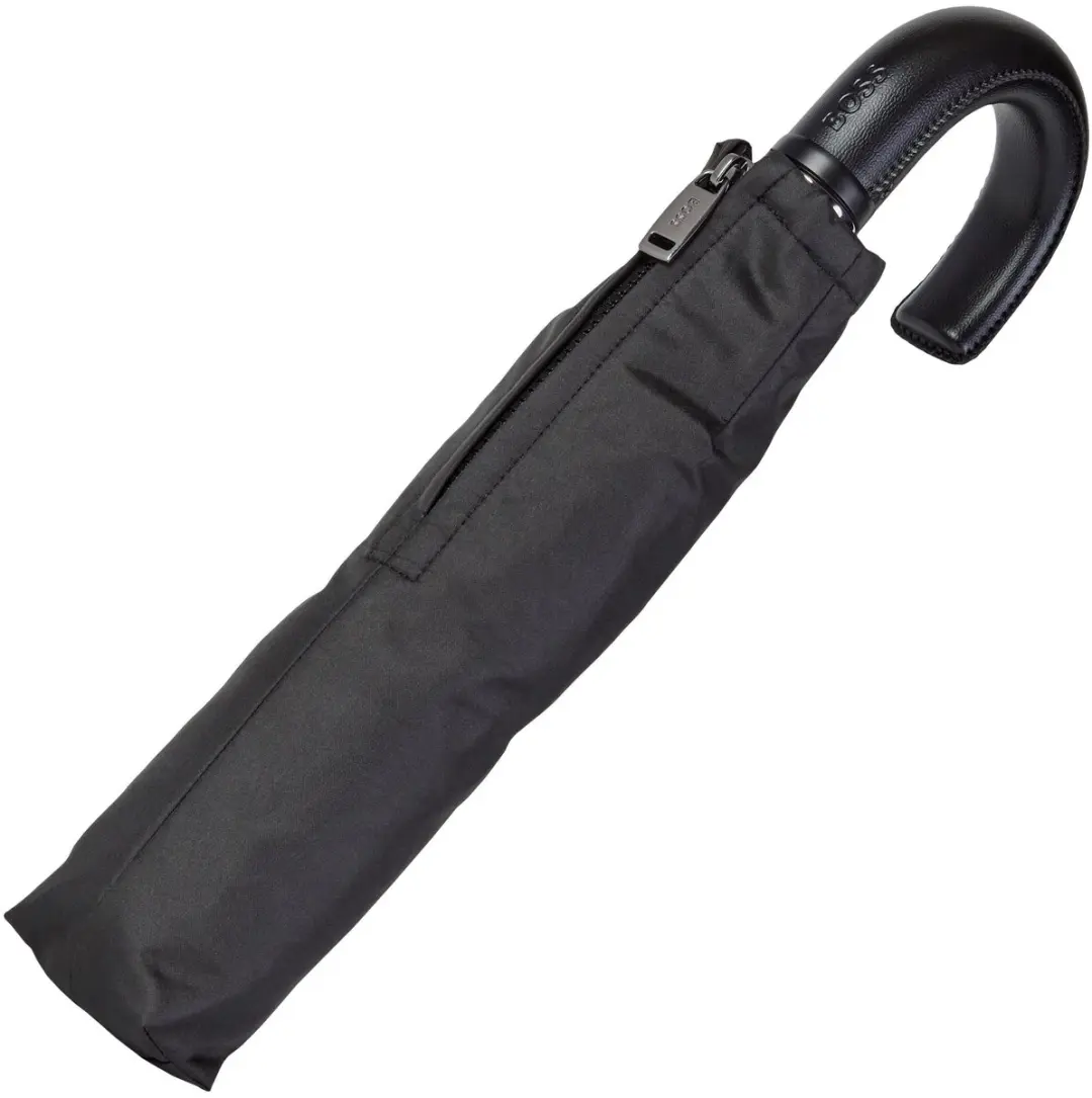 BOSS Monogram Paraplu 103cm - Donkergrijs - afbeelding 4 van 6