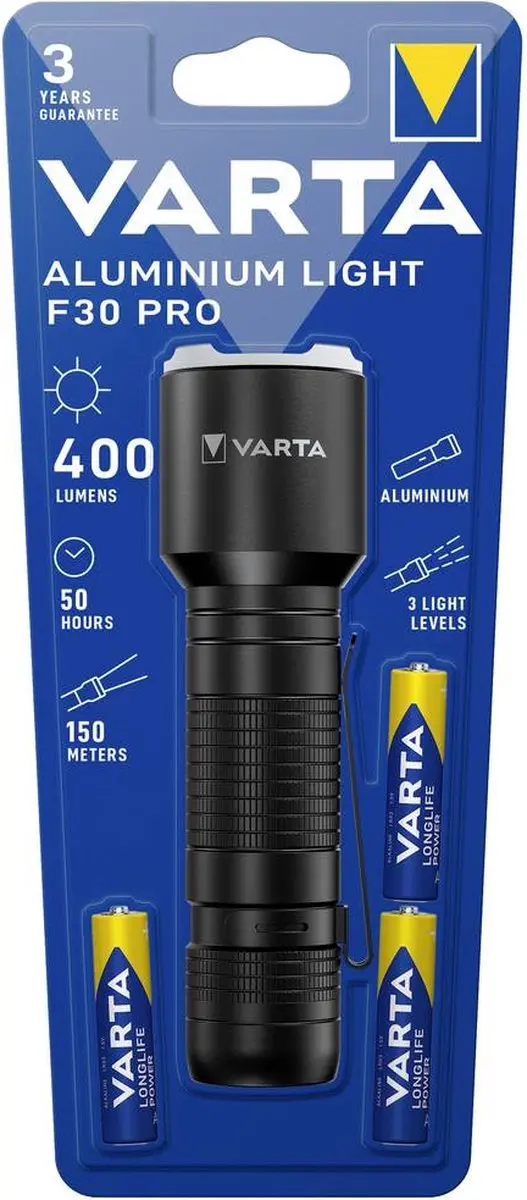Varta Aluminium Light F30 Pro 17608101421 Zaklamp