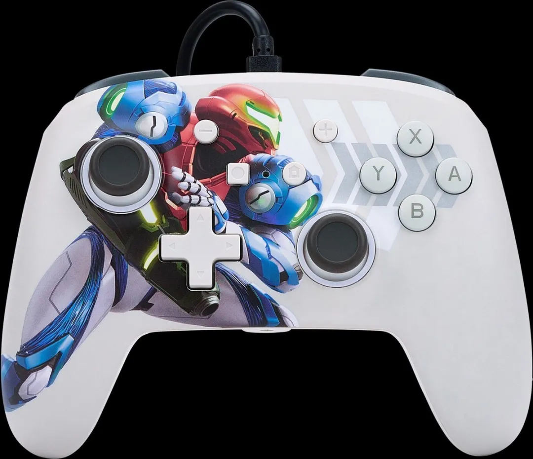 POWERA Geavanceerde Bedrade Controller 1527183-01 - Metroid Dread Wit