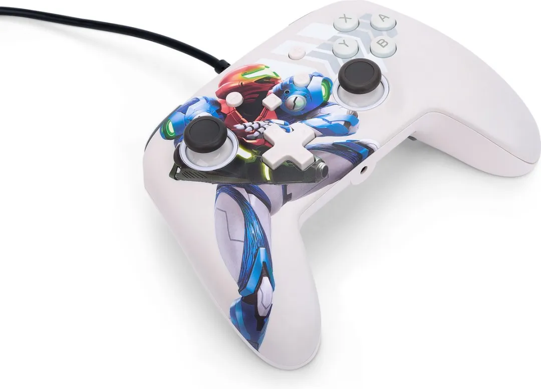 POWERA Geavanceerde Bedrade Controller 1527183-01 - Metroid Dread Wit