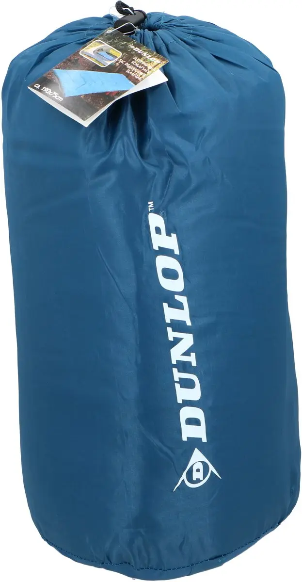 Dunlop Slaapzak 190x75cm - Blauw - afbeelding 4 van 5
