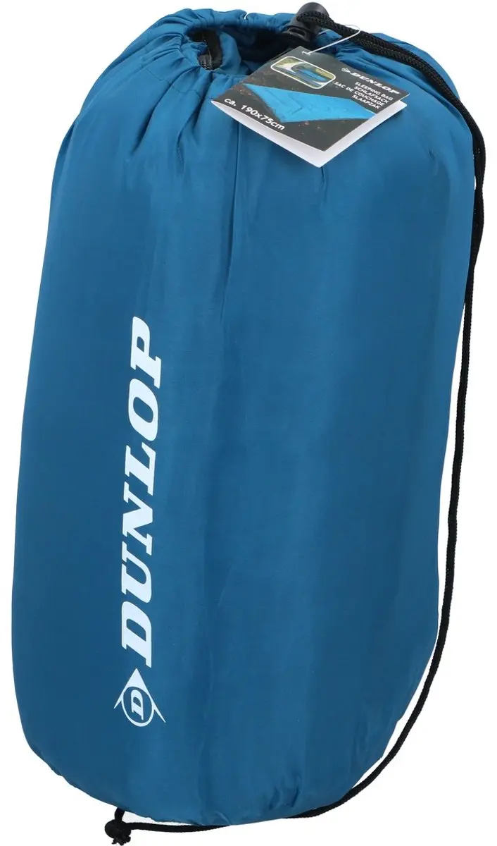 Dunlop Slaapzak 190x75cm - Blauw - afbeelding 3 van 5