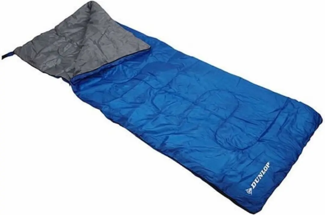 Dunlop Slaapzak 190x75cm - Blauw - afbeelding 5 van 5
