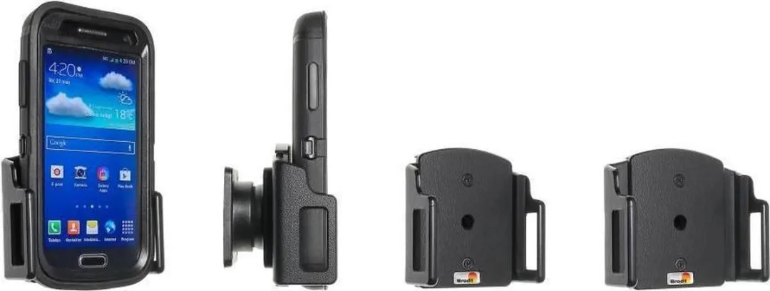 Brodit 511309 Universele Telefoonhouder - 62-77mm - Zwart