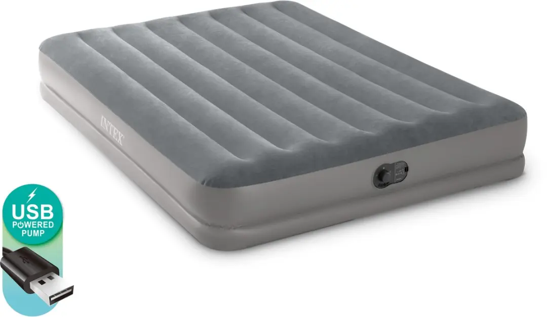 Intex Prestige Mid-Rise luchtbed - Queensize - Ingebouwde elektrische pomp - 203x152x30cm - 2 persoons - afbeelding 2 van 6