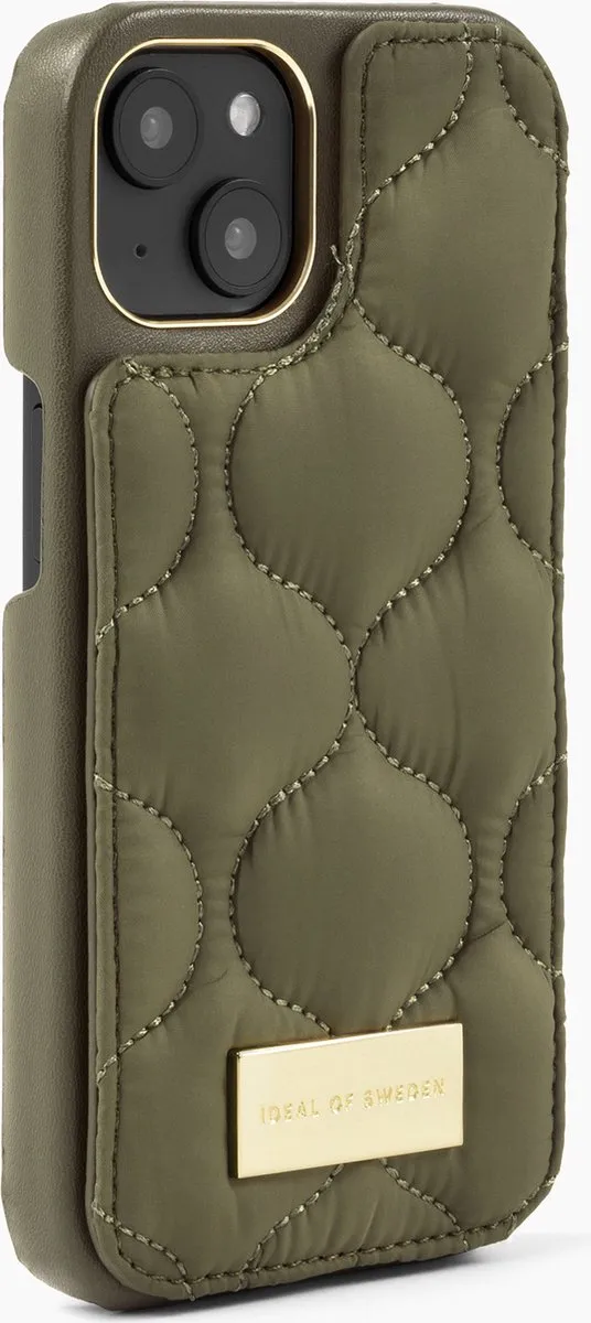 iDeal of Sweden Fashion Case Atelier Puffy Khaki - iPhone 13/14