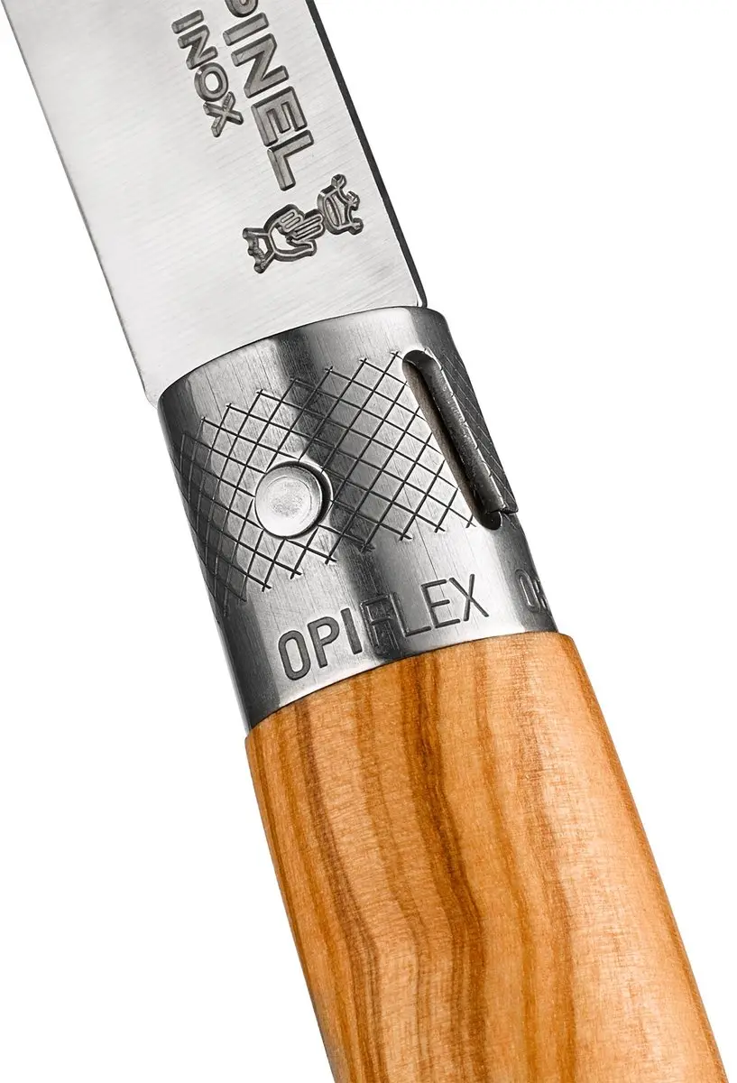 Opinel Néo6 Zakmes - Olijfhout - RVS - afbeelding 2 van 6
