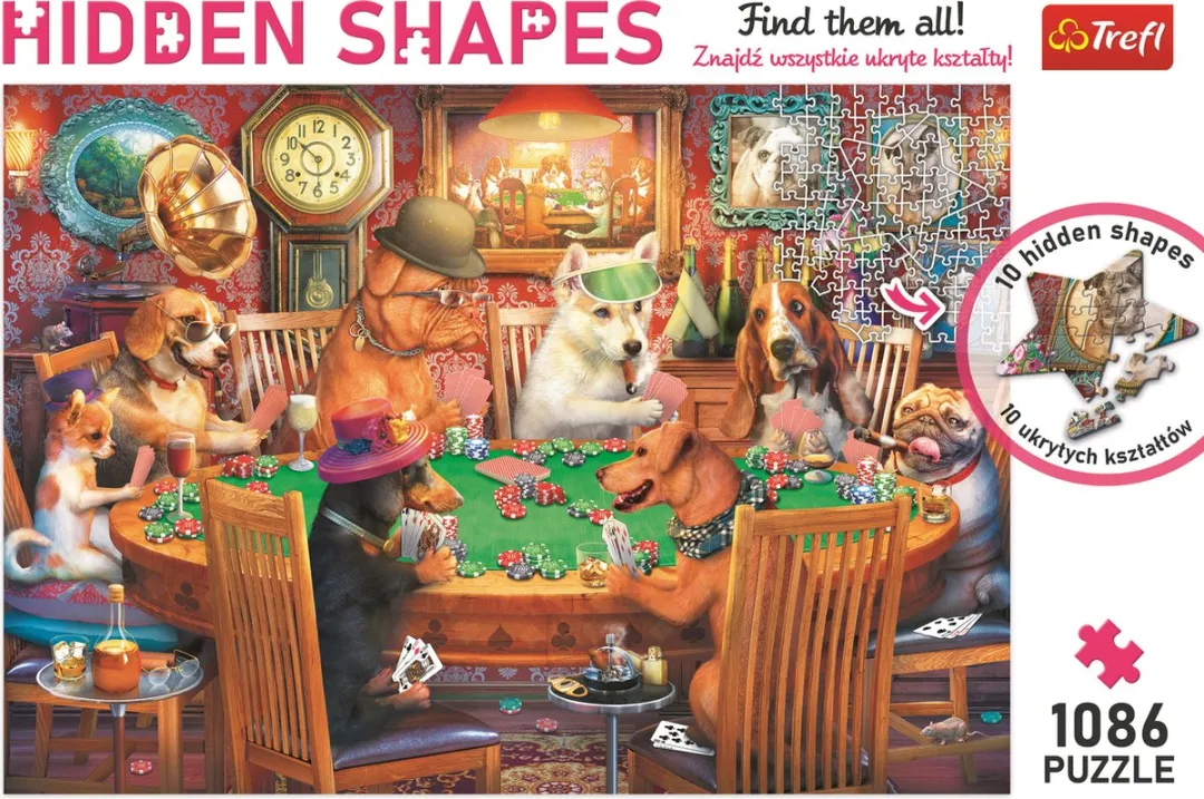 Trefl Puzzel 1000 Verborgen Vormen - 1000 Stuks - Multicolor