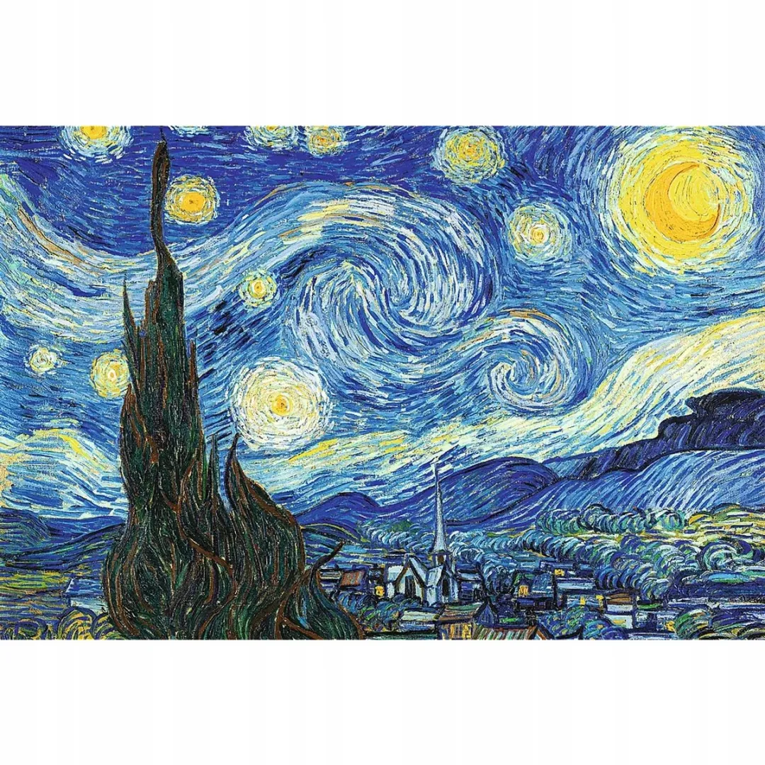 Trefl Puzzel Sterrennacht Van Gogh 500 Stuks - met Lijst
