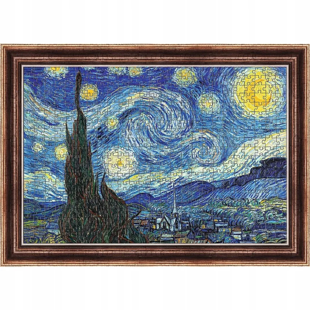 Trefl Puzzel Sterrennacht Van Gogh 500 Stuks - met Lijst