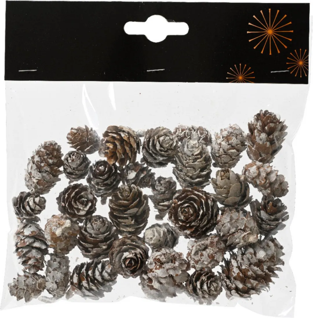 Decoris Kleine Dennenappeltjes - 60 Stuks