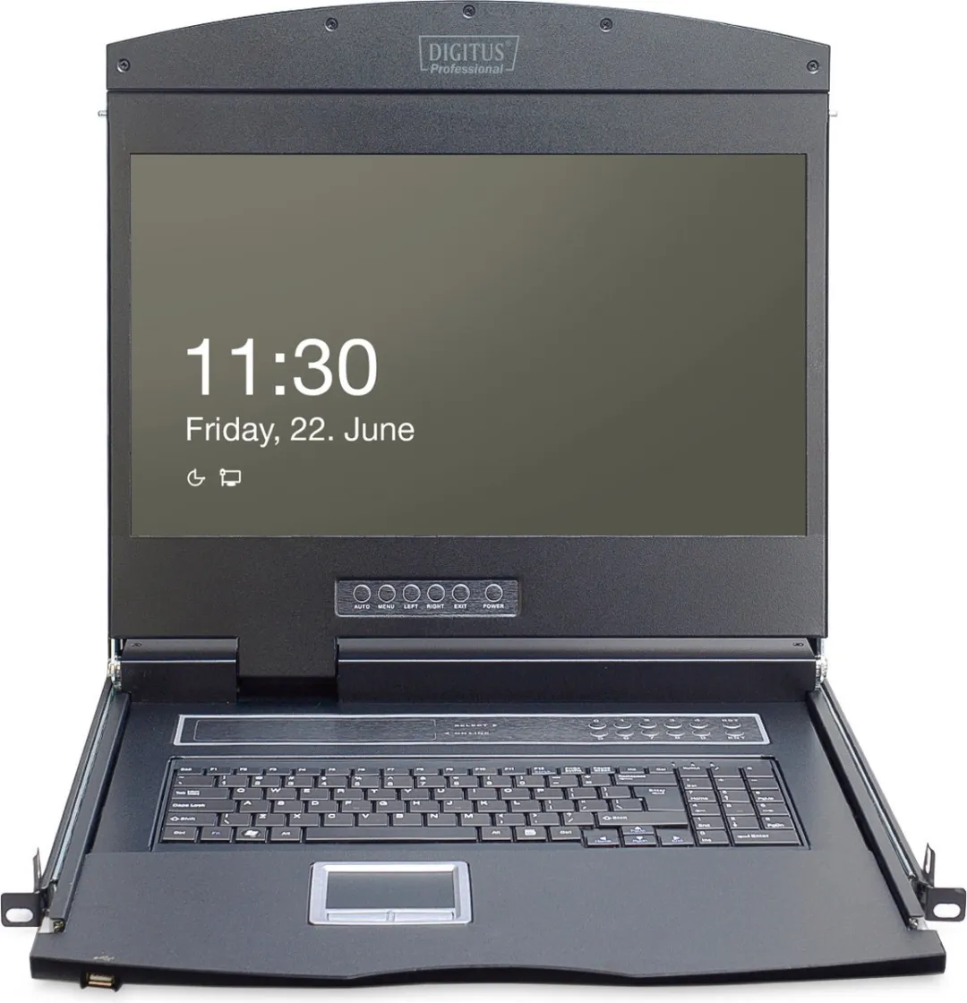 Digitus DS-72211 Rack Console 19" 1366x768 - Zwart