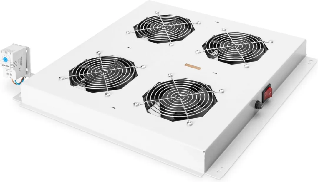 Digitus DN-19 FAN-4-N Computerkoeling - 4 Ventilatoren Grijs