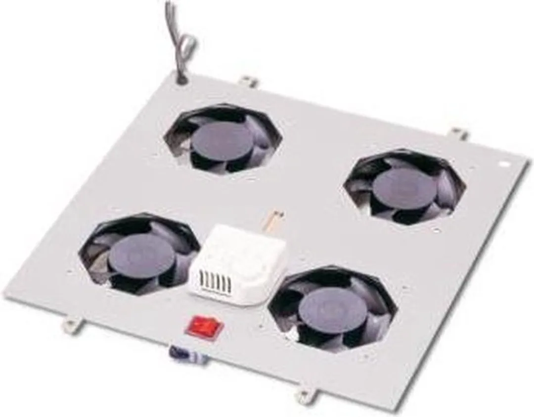 Digitus DN-19 FAN-4-N Computerkoeling - 4 Ventilatoren Grijs
