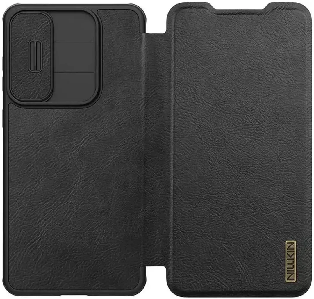 Nillkin Qin Pro Hoesje Samsung Galaxy S25 Ultra - Zwart