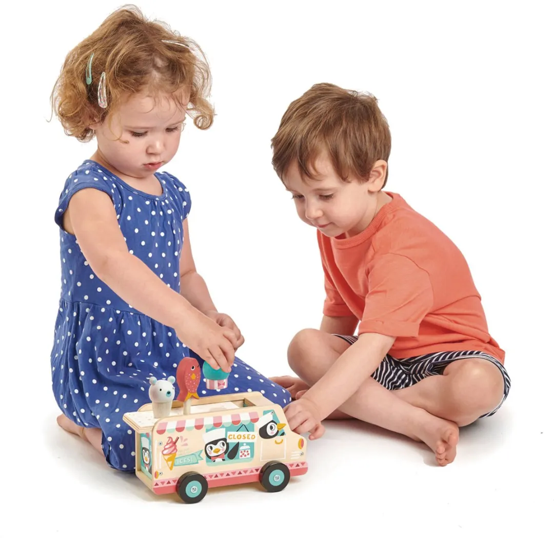 Tender Leaf Toys Houten Pinguïn IJskar - Multi