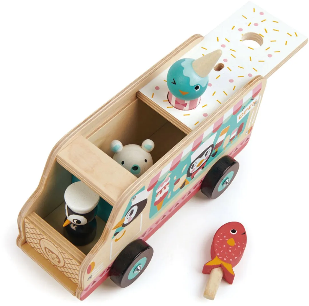 Tender Leaf Toys Houten Pinguïn IJskar - Multi