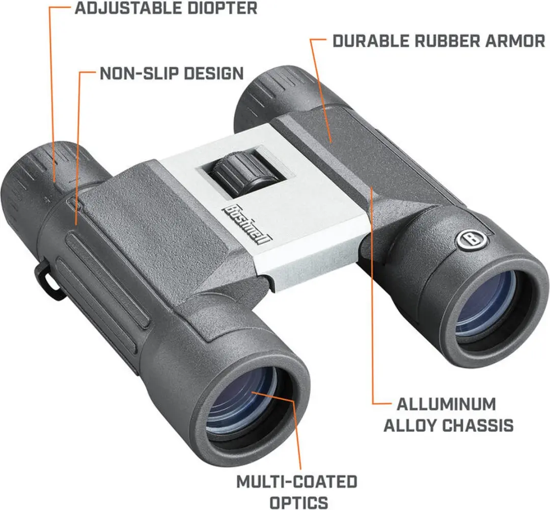 Bushnell Powerview 2.0 PWV1025 Verrekijker - Zwart - afbeelding 3 van 6