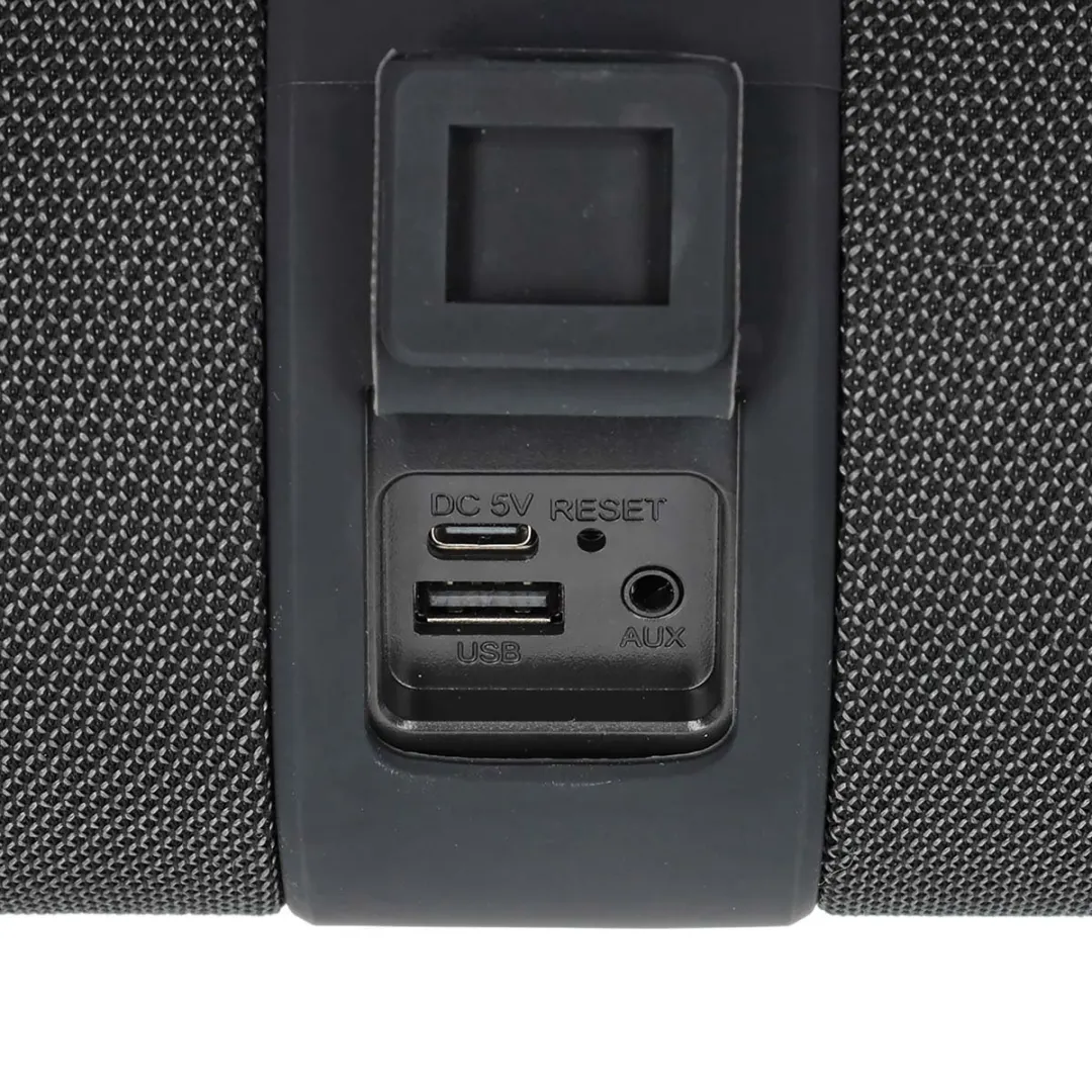 Nedis Bluetooth-Speaker - 390 min - Handheld Ontwerp - 40 W - Stereo - Ingebouwde microfoon - IPX6 - Koppelbaar - Zwart