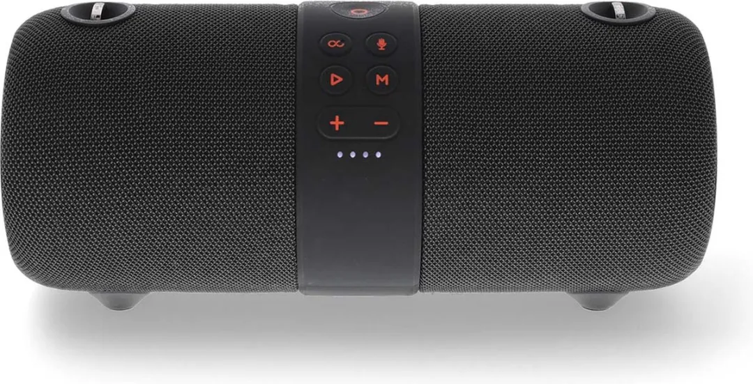 Nedis Bluetooth-Speaker - 390 min - Handheld Ontwerp - 40 W - Stereo - Ingebouwde microfoon - IPX6 - Koppelbaar - Zwart