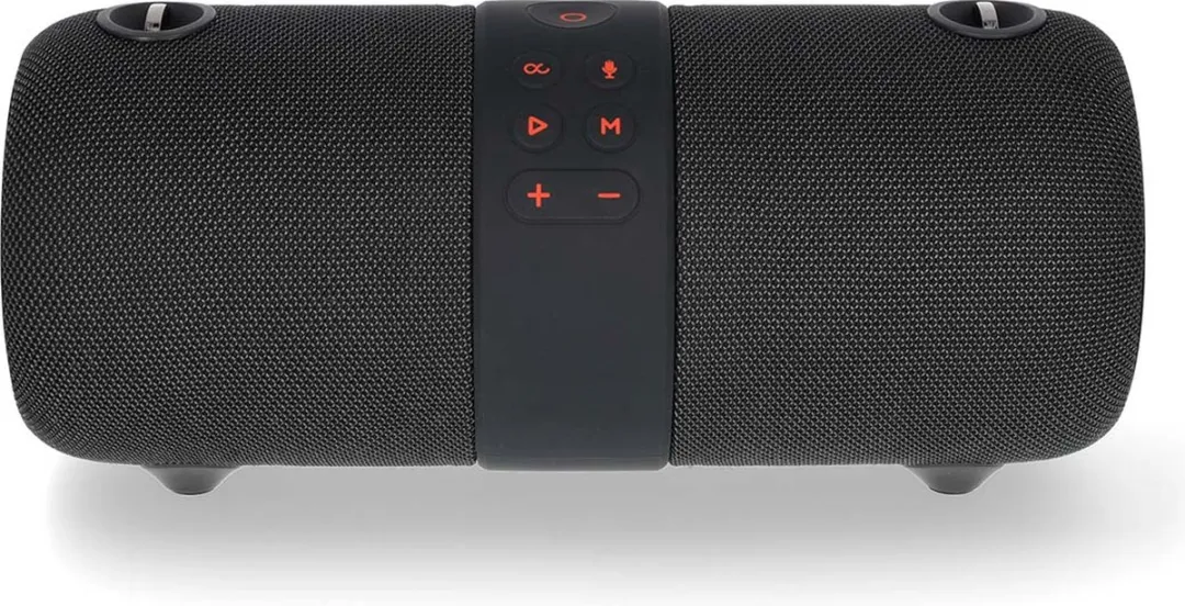 Nedis Bluetooth-Speaker - 390 min - Handheld Ontwerp - 40 W - Stereo - Ingebouwde microfoon - IPX6 - Koppelbaar - Zwart
