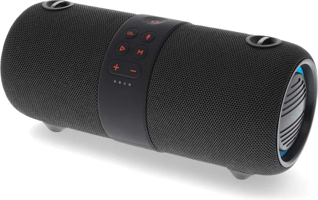 Nedis Bluetooth-Speaker - 390 min - Handheld Ontwerp - 40 W - Stereo - Ingebouwde microfoon - IPX6 - Koppelbaar - Zwart