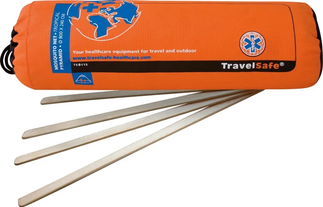 TravelSafe Pyramide Muskietennet 1-2 Persoons - Wit - afbeelding 2 van 6