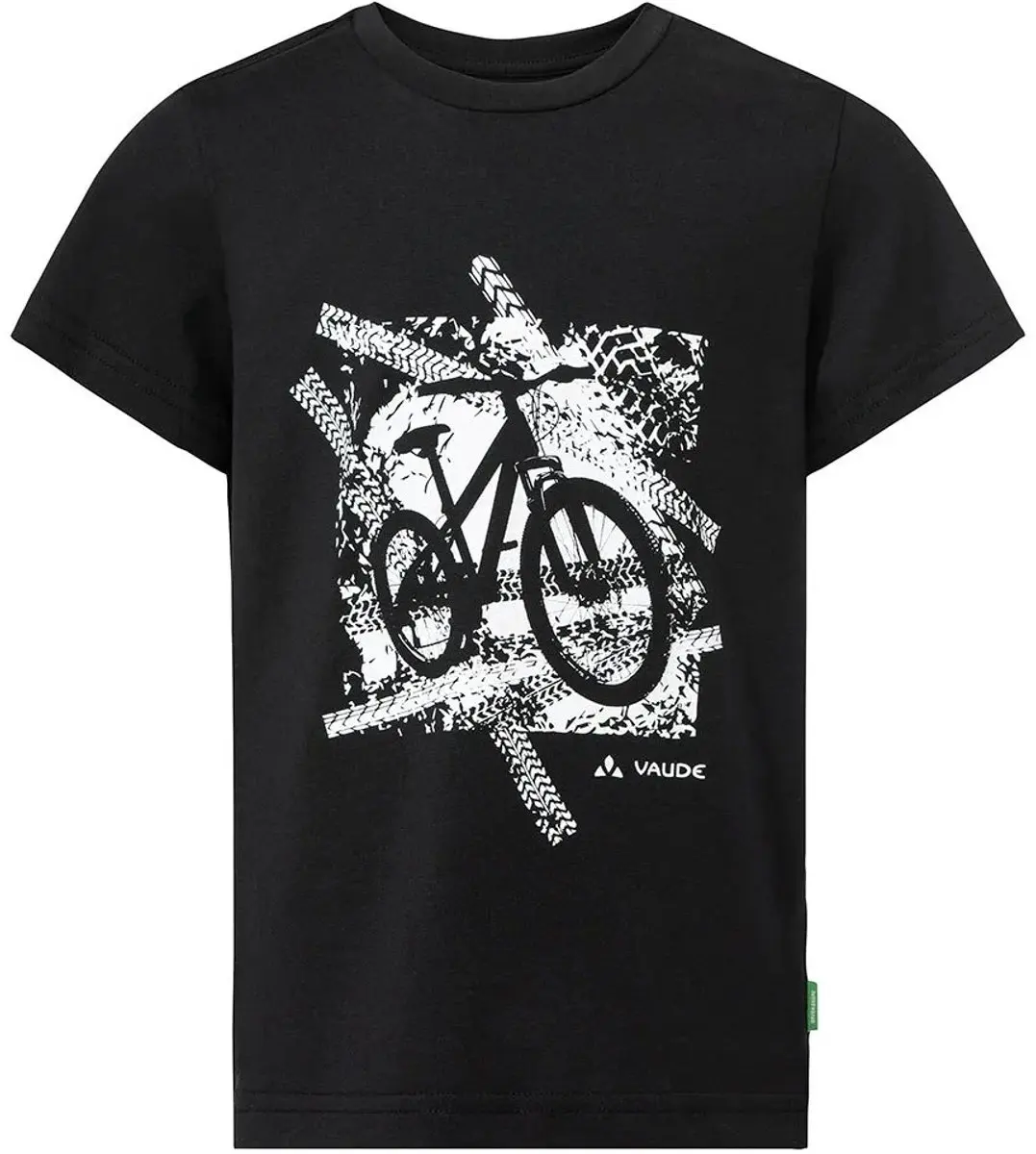 Vaude Lezza T-shirt Met Korte Mouwen Zwart 146-152 cm Jongen