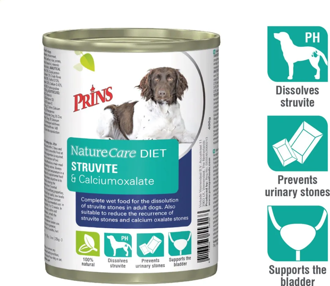 Prins NatureCare Dog Diet Struvite & Calciumoxalate 400g