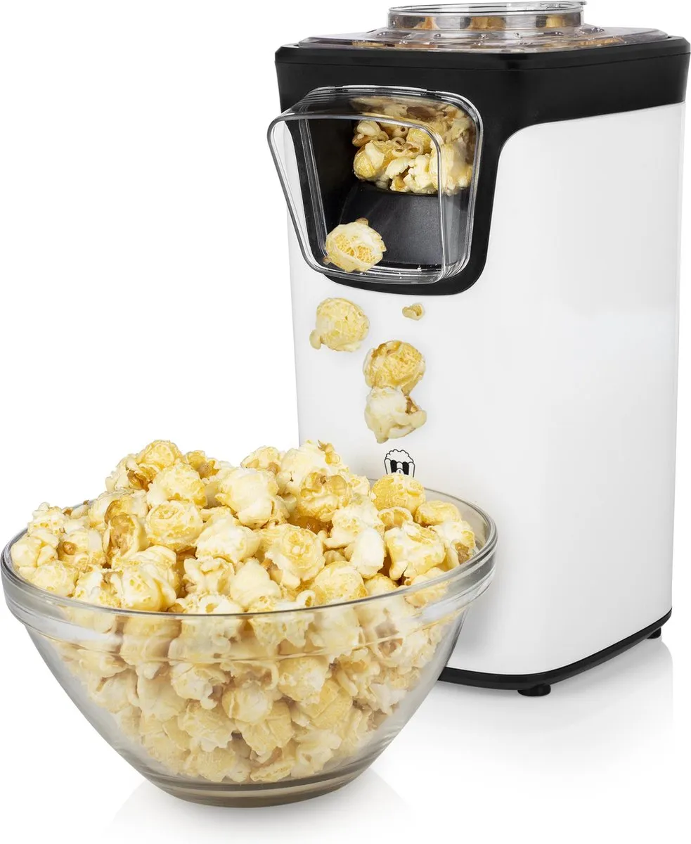 Princess Popcornmachine 292986 - 1100W - Wit/Zwart
