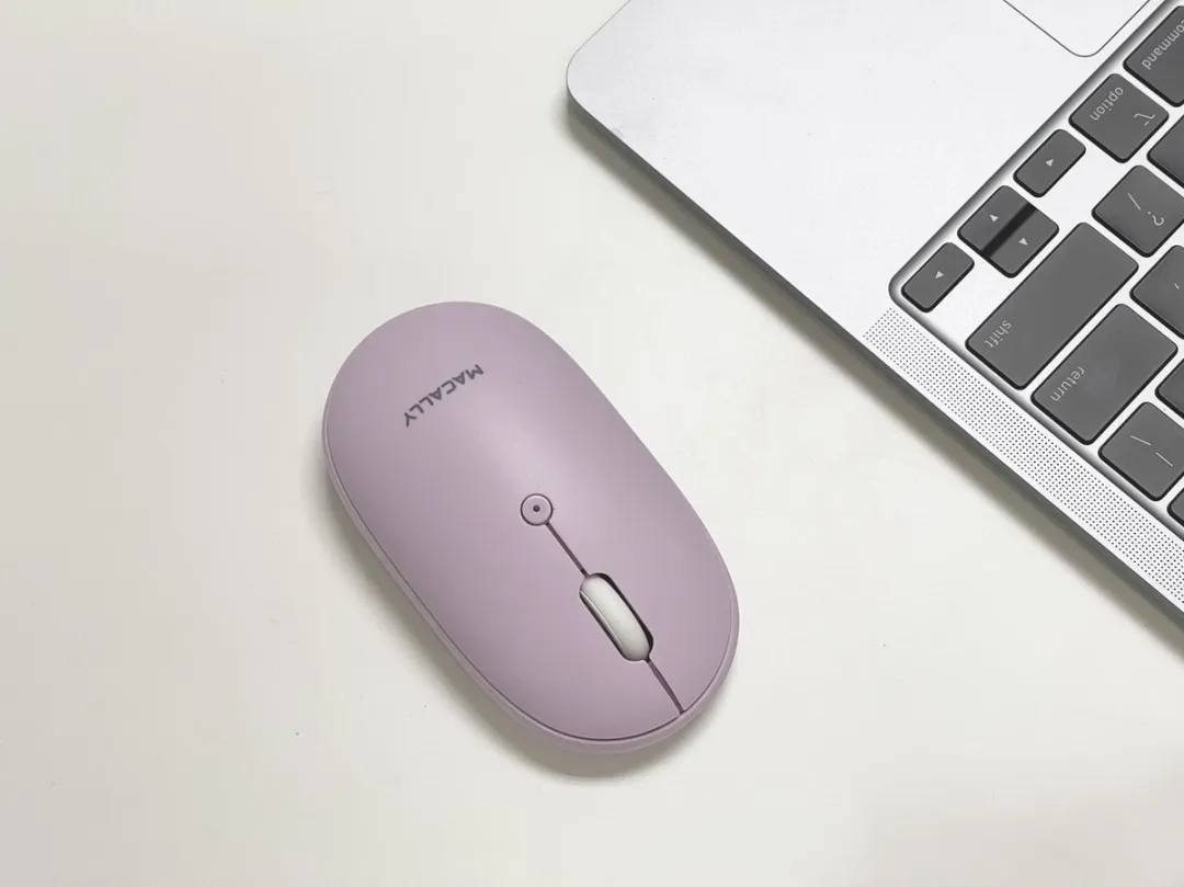 Macally BTTOPBAT-PU Bluetooth Muis - Paars