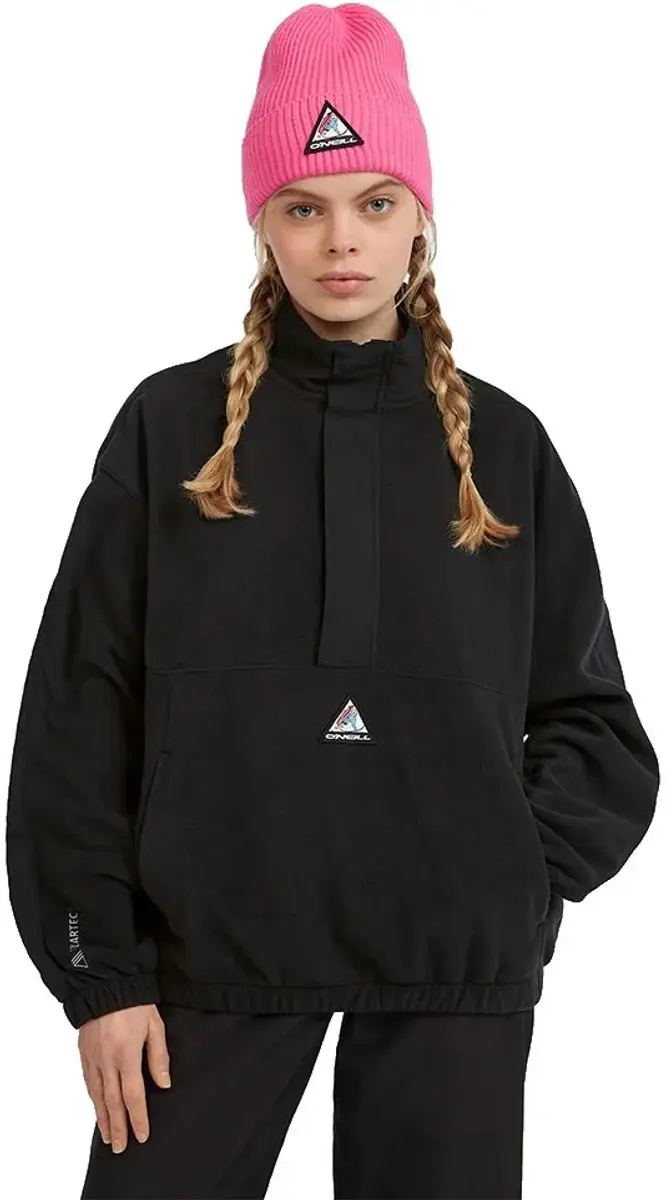 O´neill Fwc Play Polartec Fleece Met Halve Rits Zwart L Vrouw