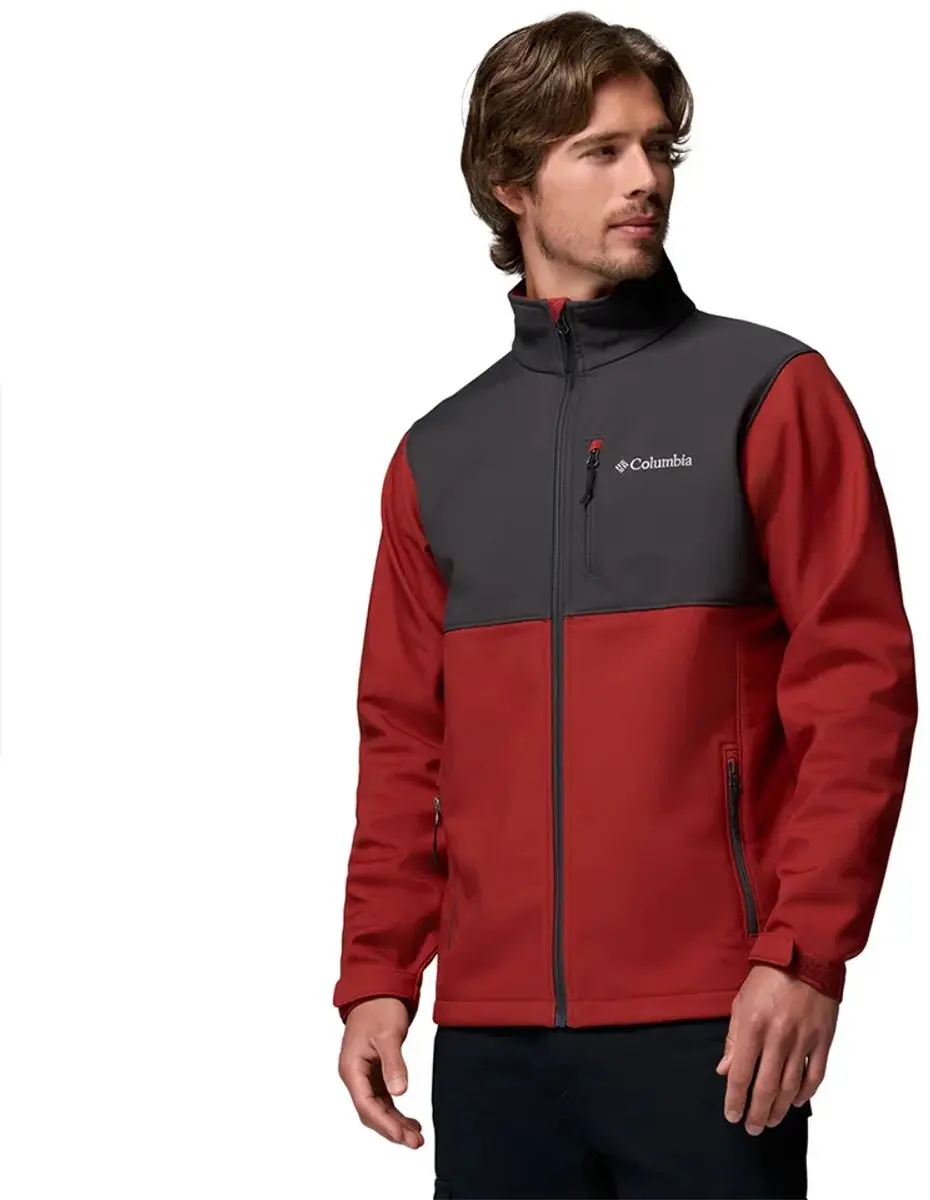 Columbia Ascender Softshell Jack Heren - Red Oxide - M - afbeelding 4 van 4