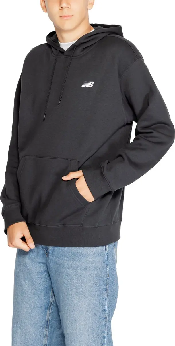 New Balance Sport Essentials Fleece Hoodie Heren - Zwart - afbeelding 5 van 6