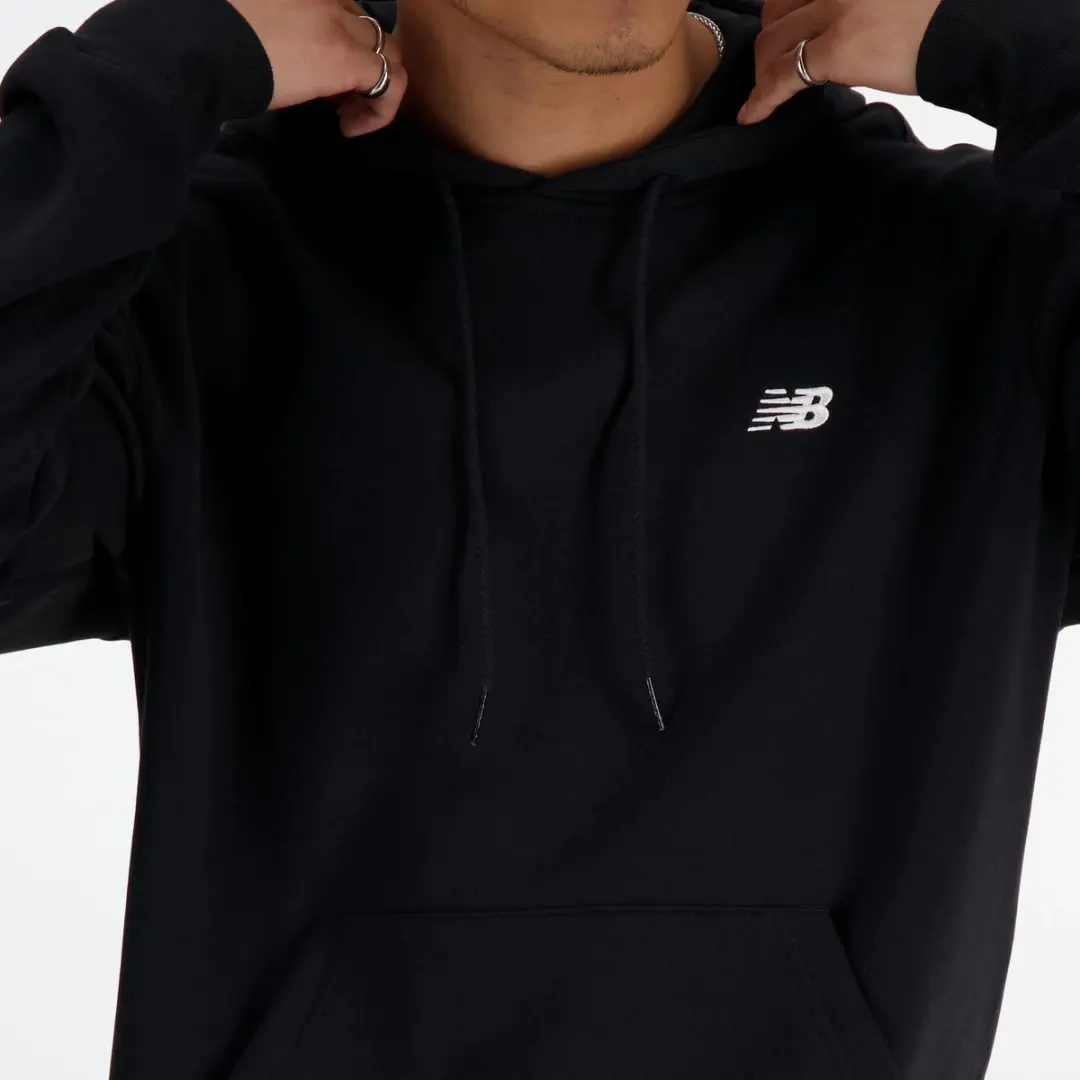 New Balance Sport Essentials Fleece Hoodie Heren - Zwart - afbeelding 3 van 6