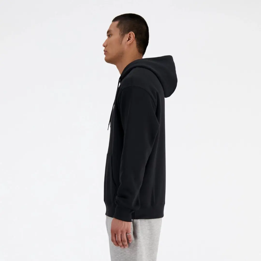 New Balance Sport Essentials Fleece Hoodie Heren - Zwart - afbeelding 2 van 6
