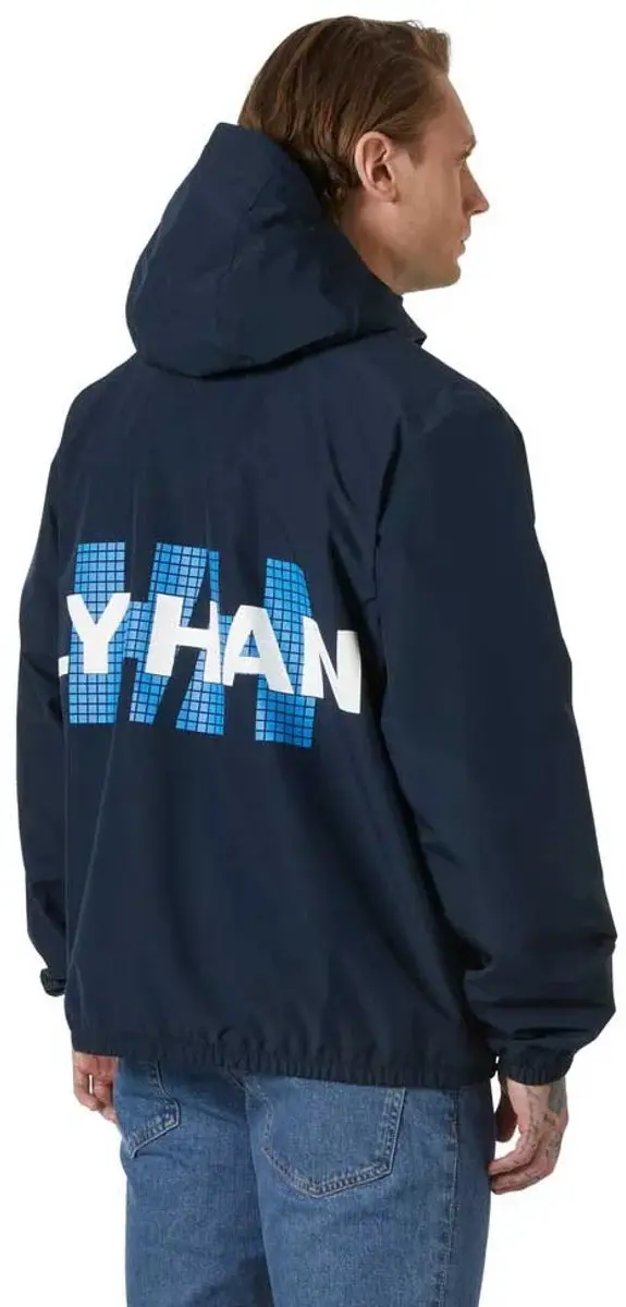 Helly Hansen Core Graphic Regenjas Blauw L Man - afbeelding 2 van 4