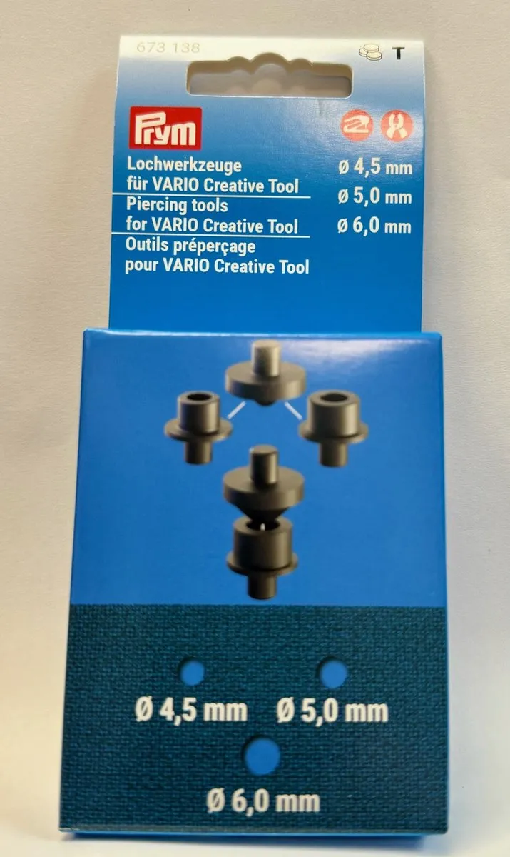 Prym Vario Creat. Ponsstempels 4,5-6,0mm