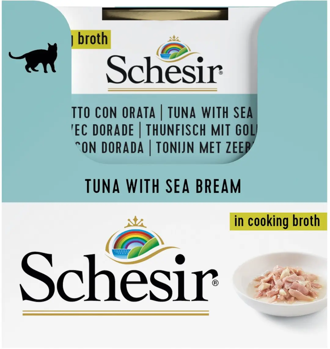 Schesir Kattenvoer Tonijn & Zeebrasem 70g - afbeelding 5 van 6