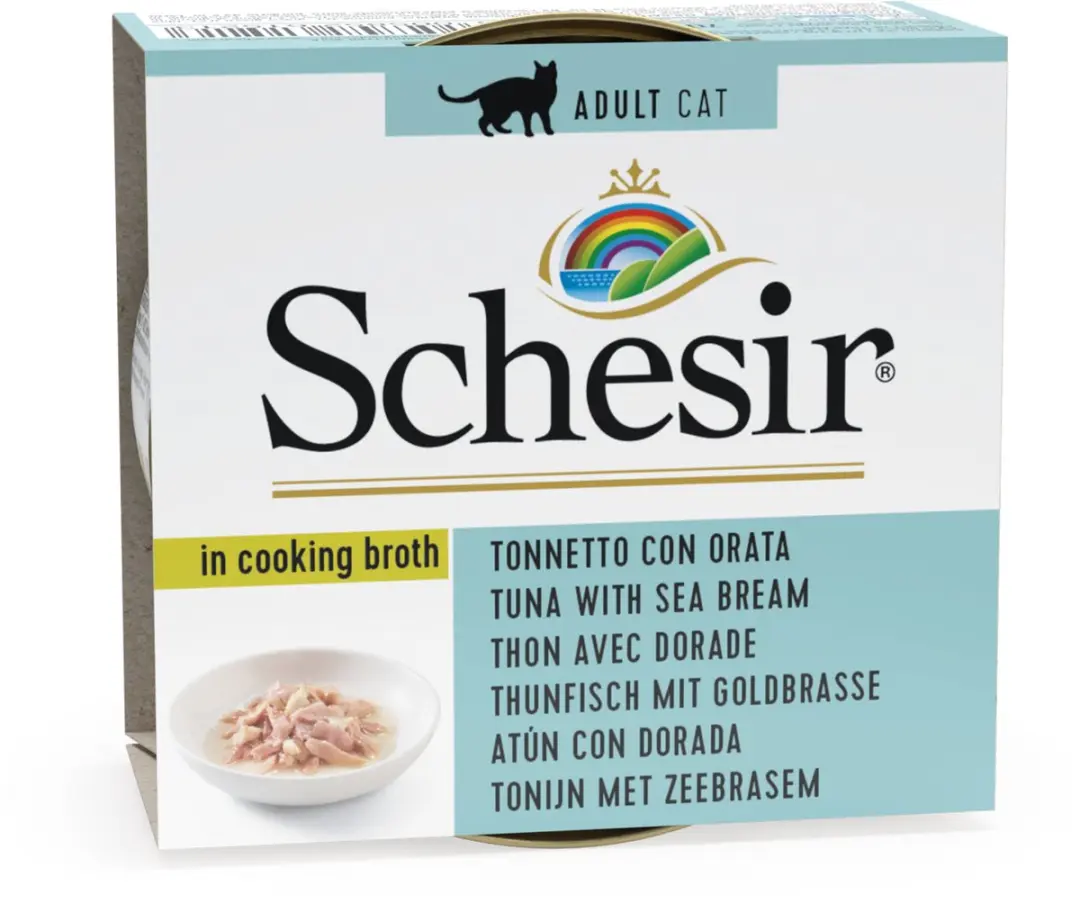 Schesir Kattenvoer Tonijn & Zeebrasem 70g - afbeelding 6 van 6