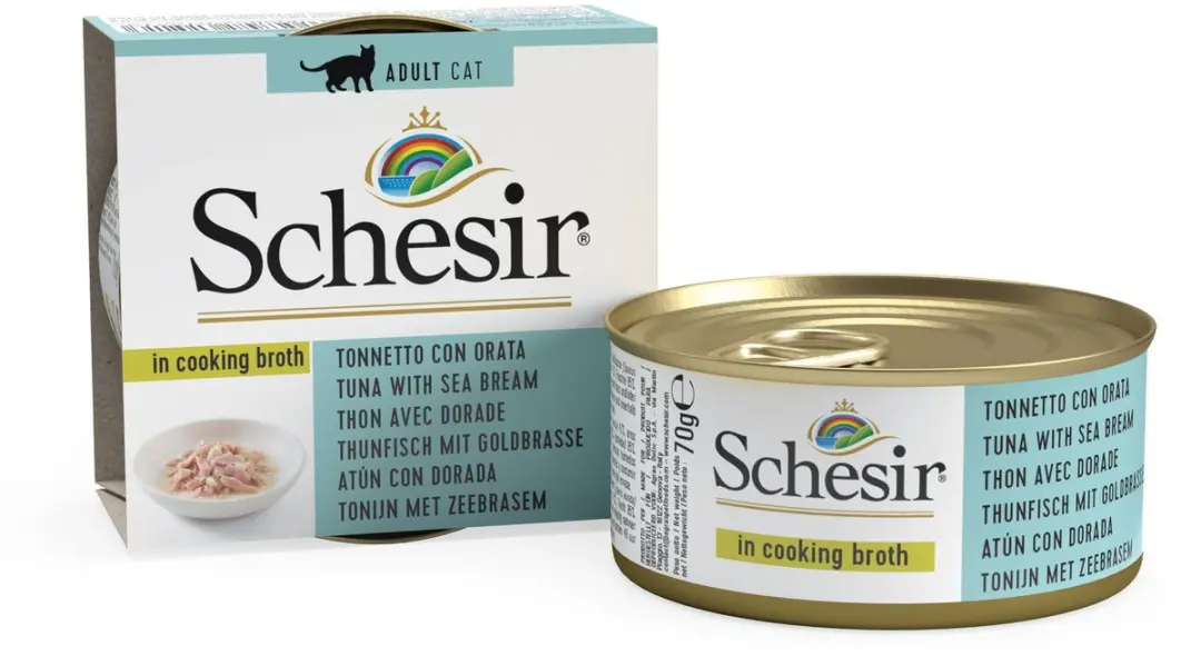 Schesir Kattenvoer Tonijn & Zeebrasem 70g - afbeelding 2 van 6