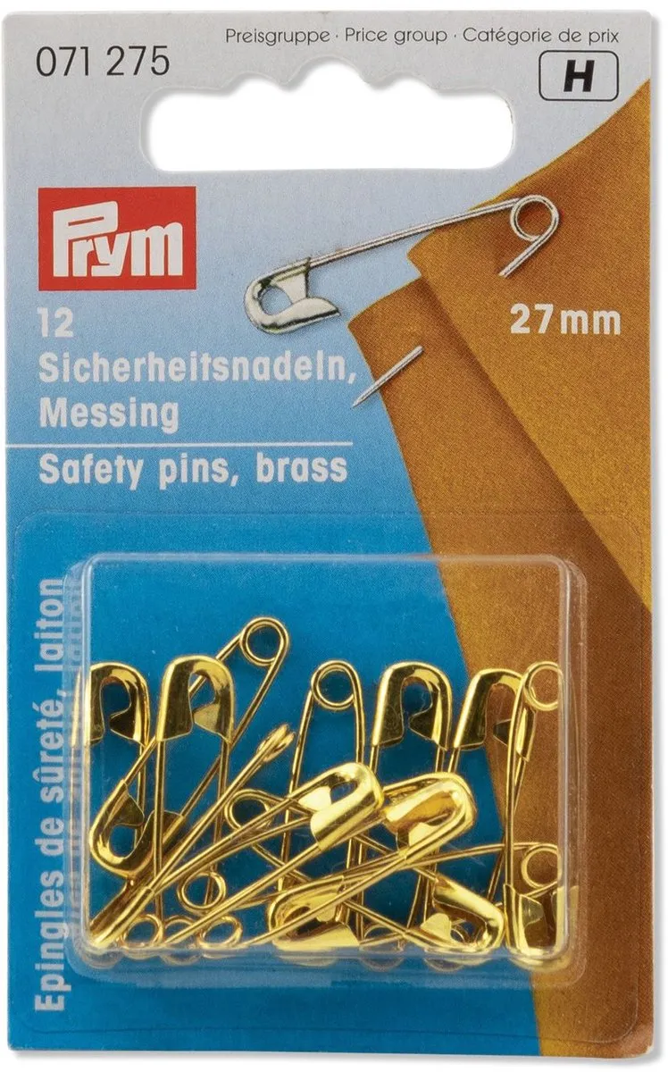 Prym Veiligheidsspelden 27mm - Zilverkleurig - 1 Stuk - afbeelding 2 van 3